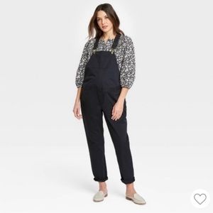 Hatch The Nines Maternity Overalls Black